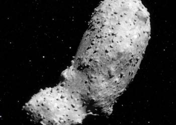 artists impression of asteroid 25143 itokawa eso1405b cropped 2021 03 09 191120