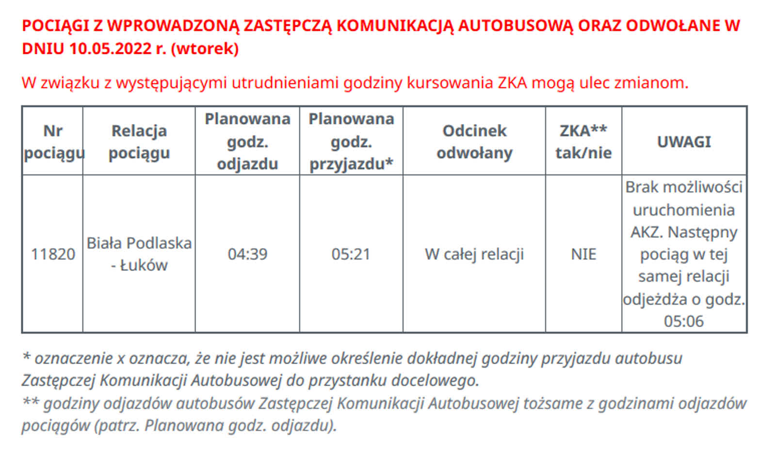 Screenshot_2022-05-09 Utrudnienia w ruchu pociągów - Zastępcza Komunikacja Autobusowa - lubelskie(4).png