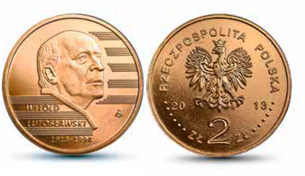 2 Witold Lutoslawski moneta 2013.png