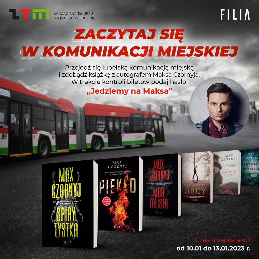 "Jedziemy na Maksa". Lubelska komunikacja miejska rozdaje książki Maxa Czornyja 2 2.jpg
