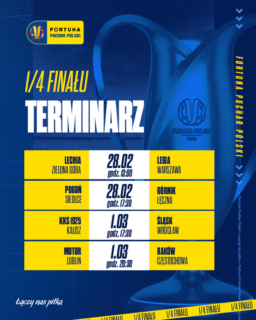 Piłka nożna: znamy terminarz ćwierćfinałów Pucharu Polski 2 325964858_563064399048835_3957558610723143406_n.png