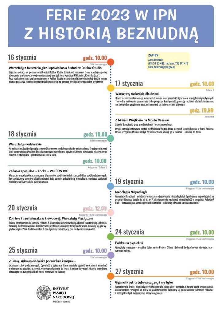 Historia nie musi być nudna. Lubelski oddział IPN zaprasza na ferie 2 83-812602.jpg