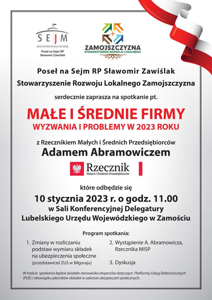 O problemach i wyzwaniach przedsiębiorców. Spotkanie z rzecznikiem MŚP w Zamościu 2 ak_zamojszczyzna_abramowicz_jpg.jpg