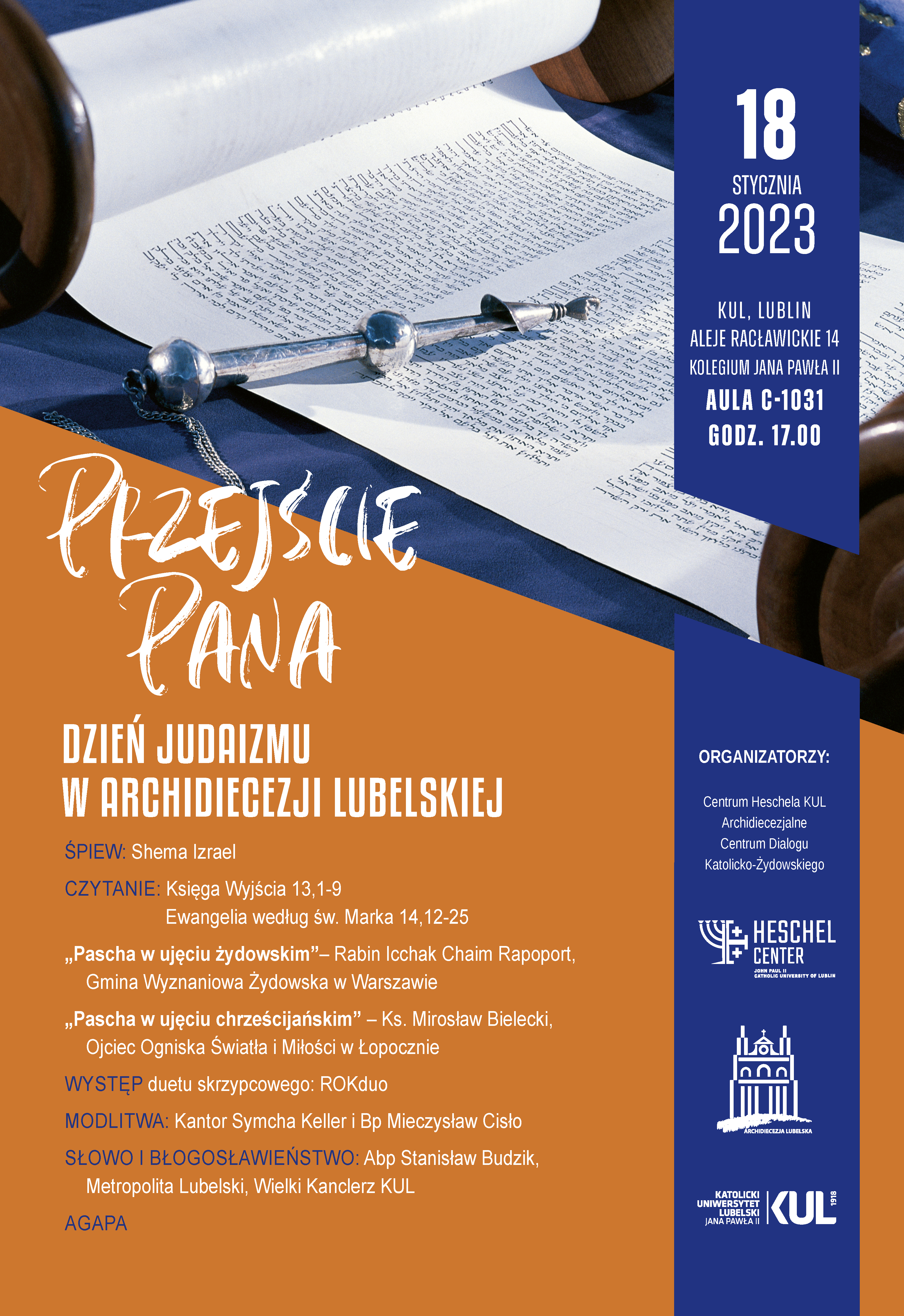 Dialog międzyreligijny w Lublinie. Dzień Judaizmu na KUL 2 Dzień Judaizmu - Lublin.png