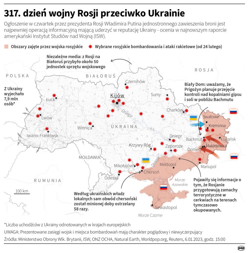 Szef europejskiej dyplomacji: ogłoszone przez Rosję zawieszenie broni jest niewiarygodne 2 igrafika_20230106_01.png