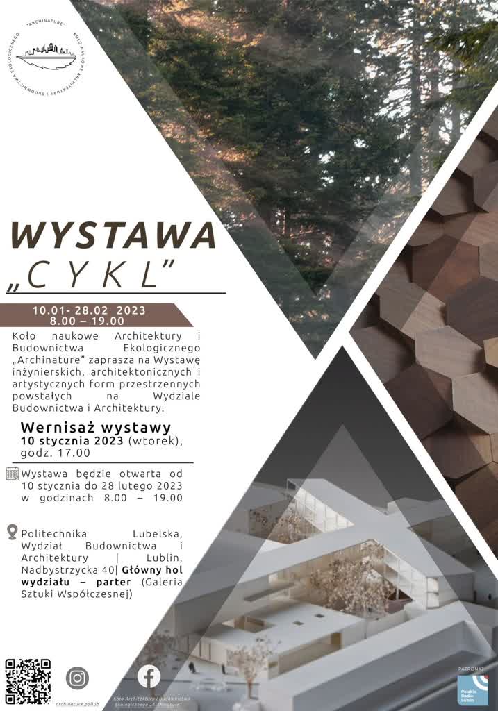 Różne formy przestrzenne na jednej ekspozycji. Wernisaż wystawy "Cykl" w Lublinie 2 wystawa.jpg