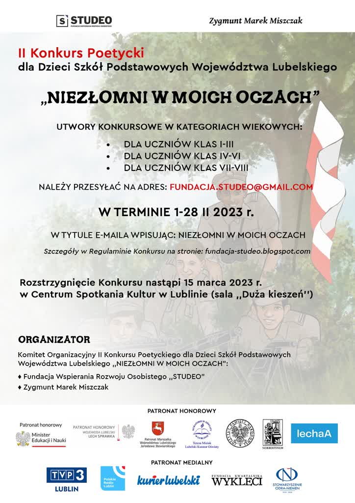 Poetycko o historii. Konkurs literacki o żołnierzach podziemia antykomunistycznego 2 324729366_3461349614147598_9039868881407252633_n.jpg