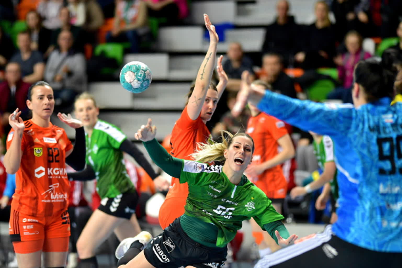 Wysoka porażka MKS-u. Lubelskie szczypiornistki nie sprostały Zagłębiu 2 net-23203499.jpg