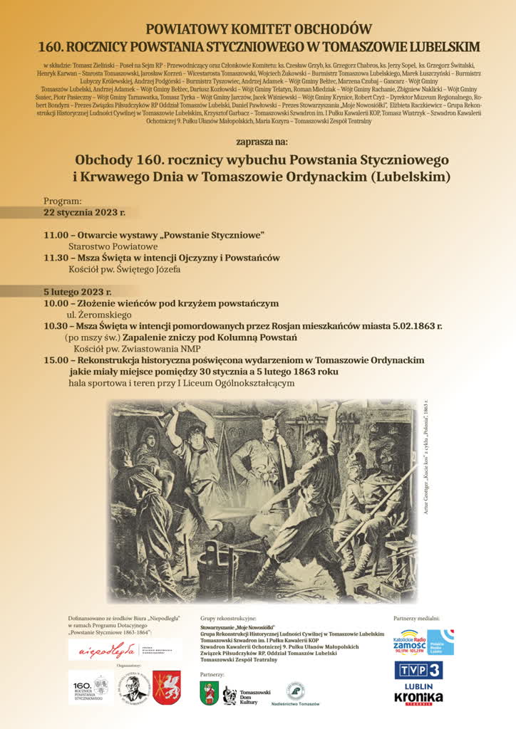 Tomaszów Lubelski upamiętni ofiary "krwawego dnia" sprzed 160 lat 2 plakat-powstanie-styczniowe-1320x1867.jpg