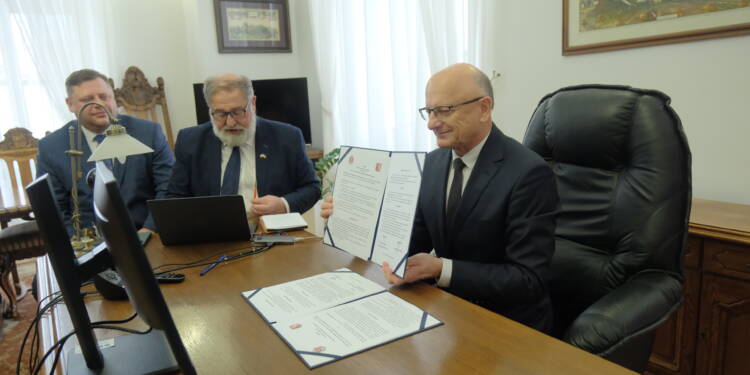 podpisanie umowy o partnerstwie miast lublin krzywy rog 22 lutego 2023 2 2023 02 22 162008