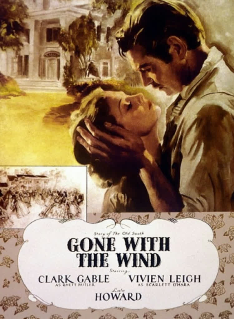 8 klasycznych filmów na dzień św. Walentego 3 Przeminęło z wiatrem.png