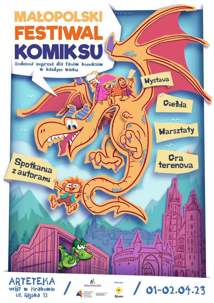 Pierwsza edycja pod zmienioną nazwą. Małopolski Festiwal Komiksu coraz bliżej 2 332780024_1444633319404915_356561215624125527_n.jpg