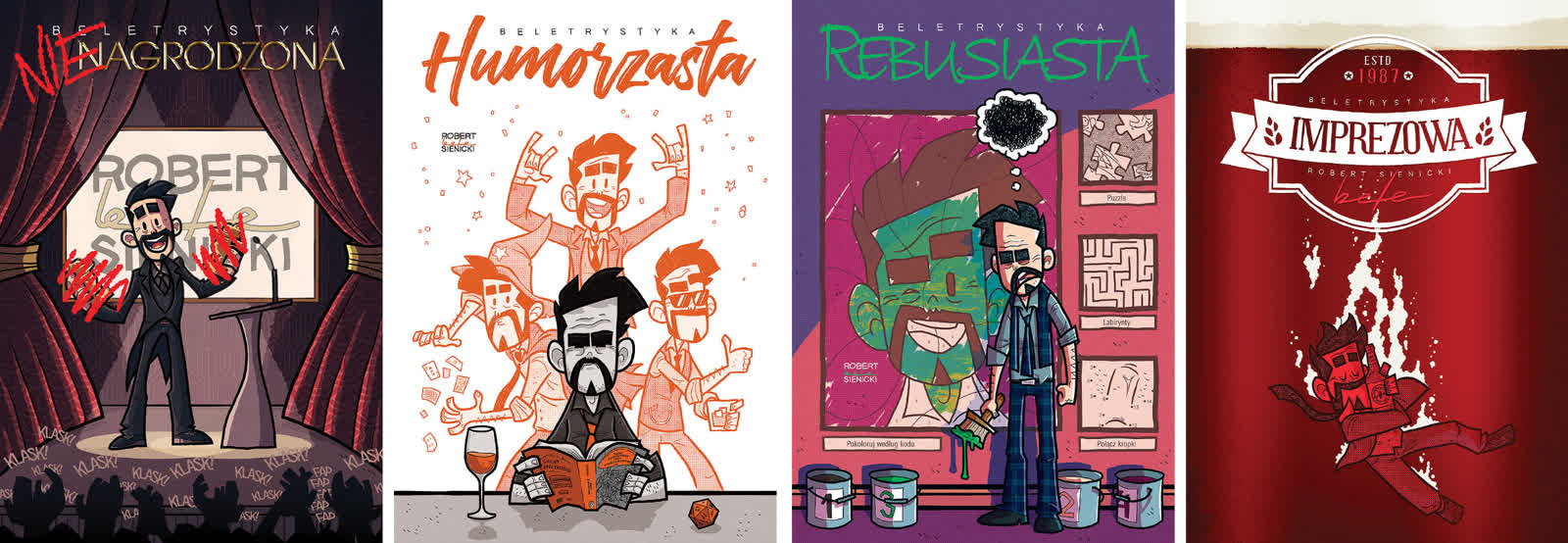 Beletrystyka zwycięska. Robert Sienicki o swojej autobiograficznej serii 3 Beletrystyka.png