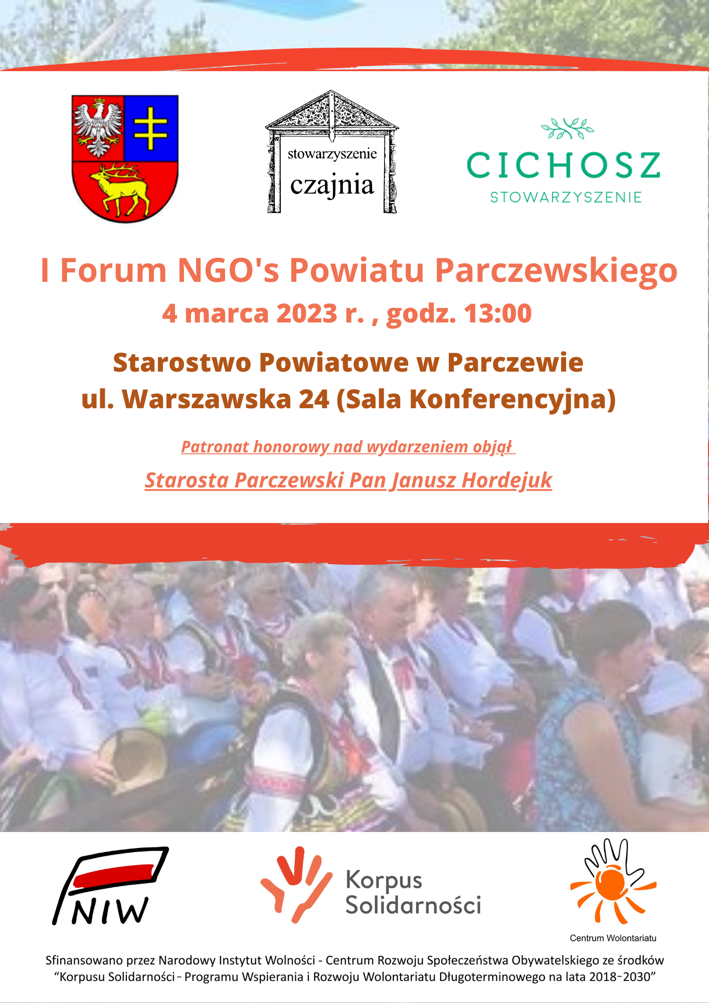 Dla współpracy i rozwoju wolontariatu. I Forum NGO Powiatu Parczewskiego 2 Forum NGO's powiatu parczewskiego(8).png
