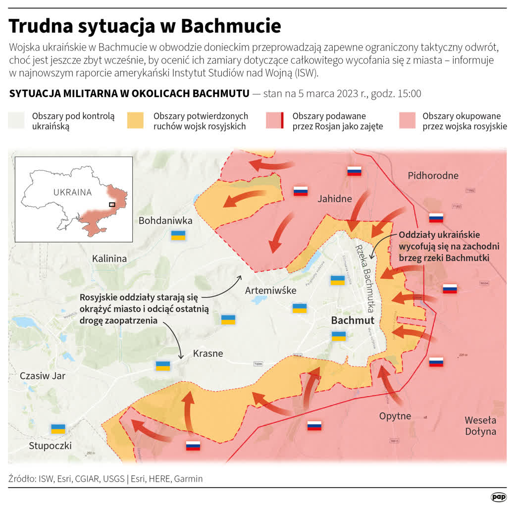 Bachmut: walki o miasto osiągnęły najwyższy poziom intensywności 2 igrafika_20230306_04.png