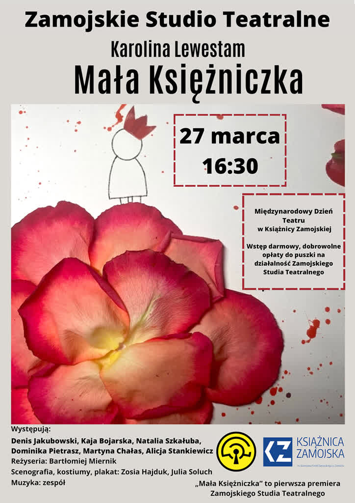Zamość: „Mała księżniczka" na Międzynarodowy Dzień Teatru 2 Mała-księżniczka-plakat.jpg