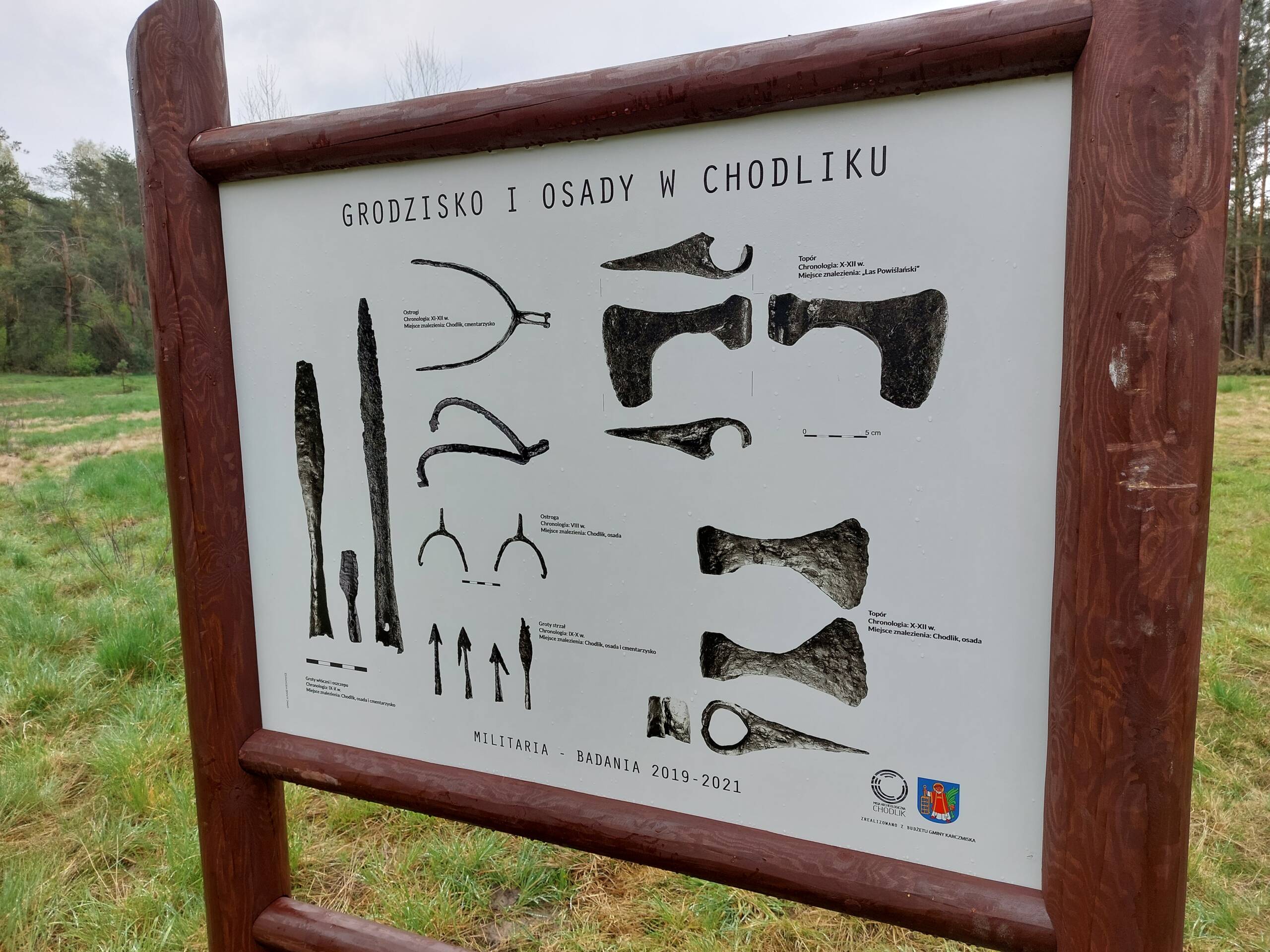 „Grodzisko ma ogromny potencjał turystyczny”. W Chodliku stanęły tablice edukacyjne 3 20230417_093919.jpg