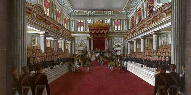 coronation of alexandra feodorovna by nicolas i of russia in the castle of warsaw in 1829 2023 04 14 071733