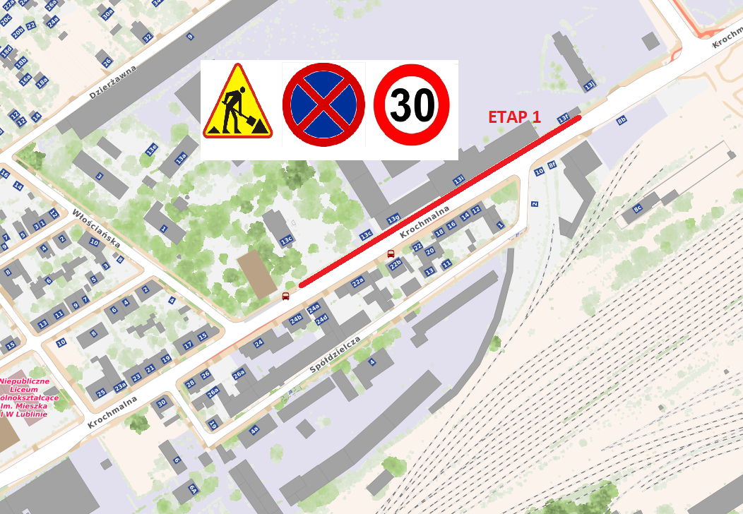 Utrudnienia w centrum Lublina. Potrwają przez kilka dni 2 etap 1.png