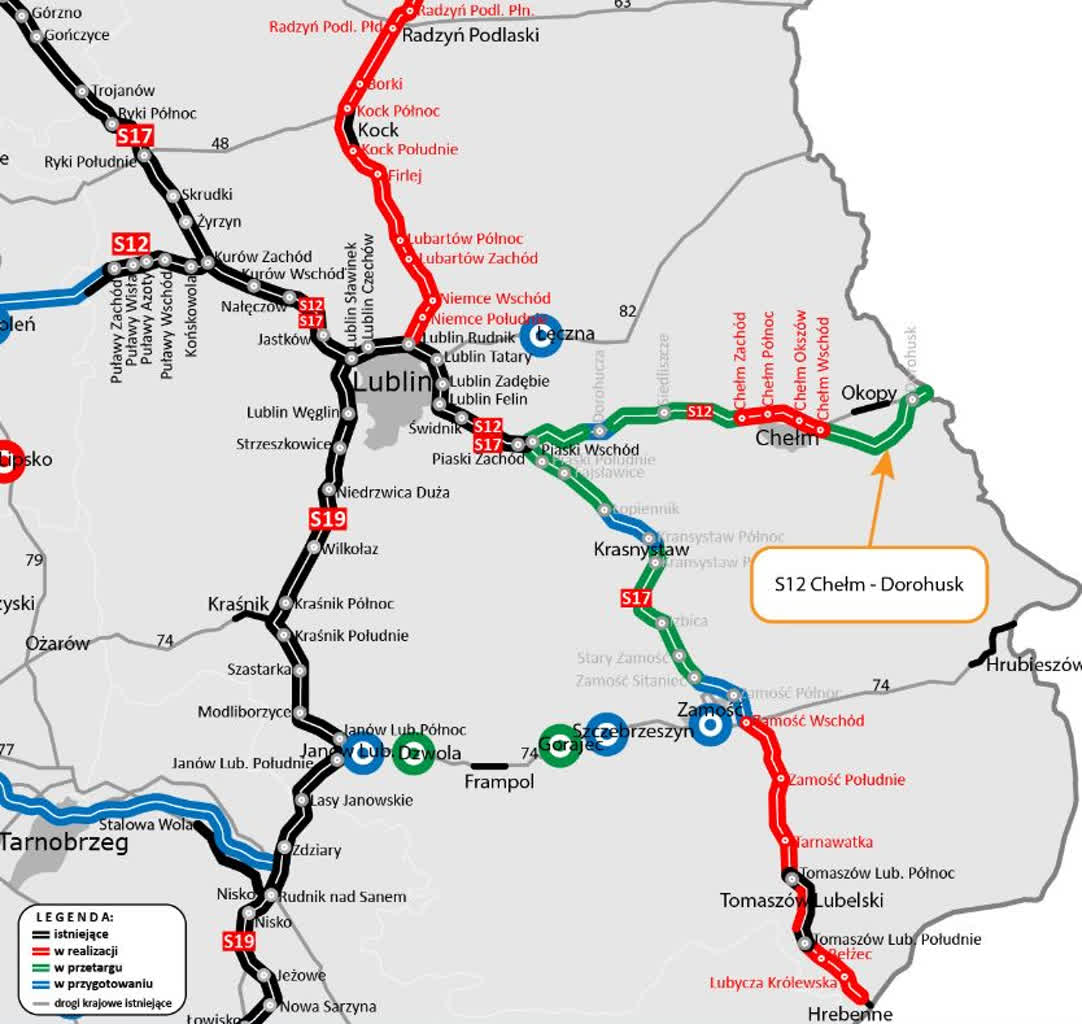 Powstaną drogi dojazdowe do przejścia granicznego w Dorohusku. GDDKiA i wojewoda podpisali porozumienie 2 GDDKIA2.JPG