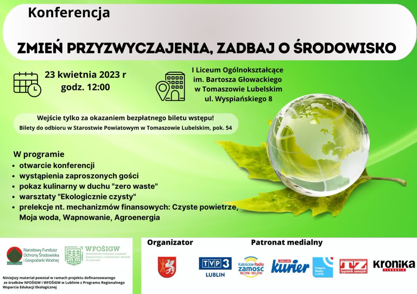 "Zmień przyzwyczajenia". Ekologiczne spotkanie w Tomaszowie Lubelskim 2 konferencja_23.04.2023-1320x933.jpg