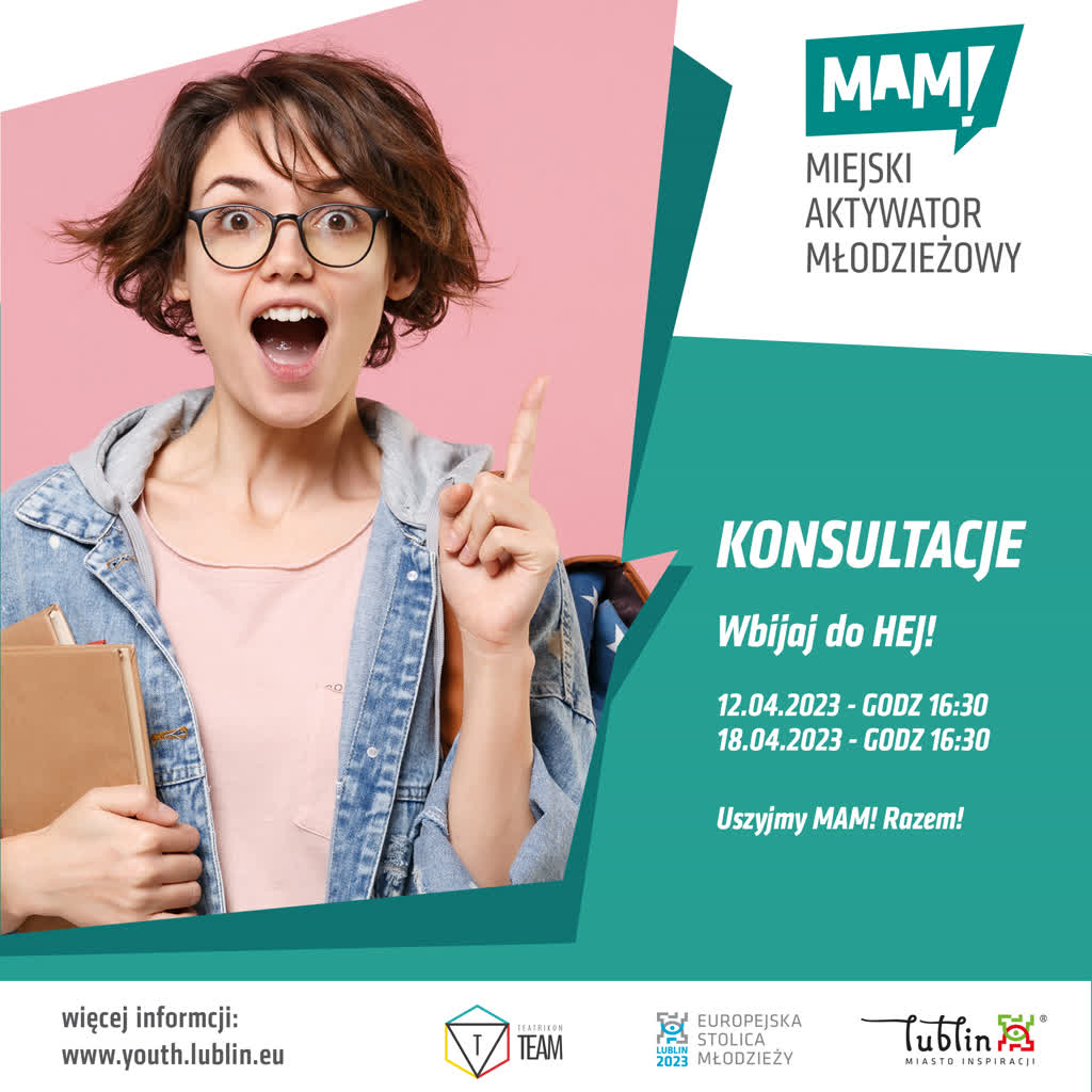 Lublin aktywizuje młodzież. Trwają konsultacje 2 MAM konsultacje - grafika.png