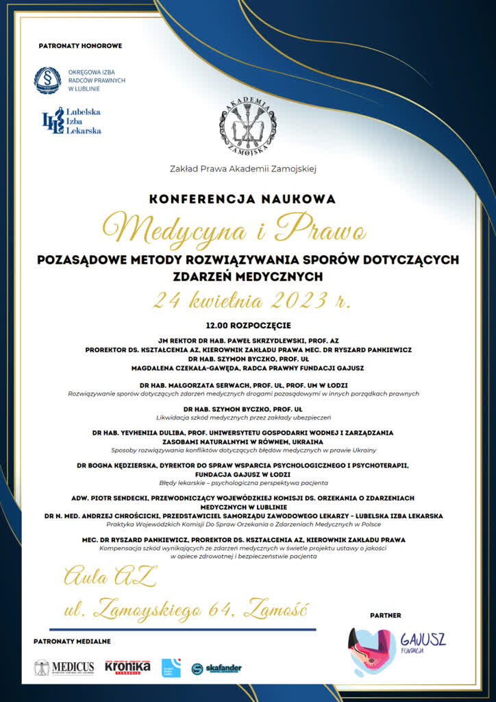 Nauka i szkolenie. O medycynie i prawie w Zamościu 2 medycyna2.png