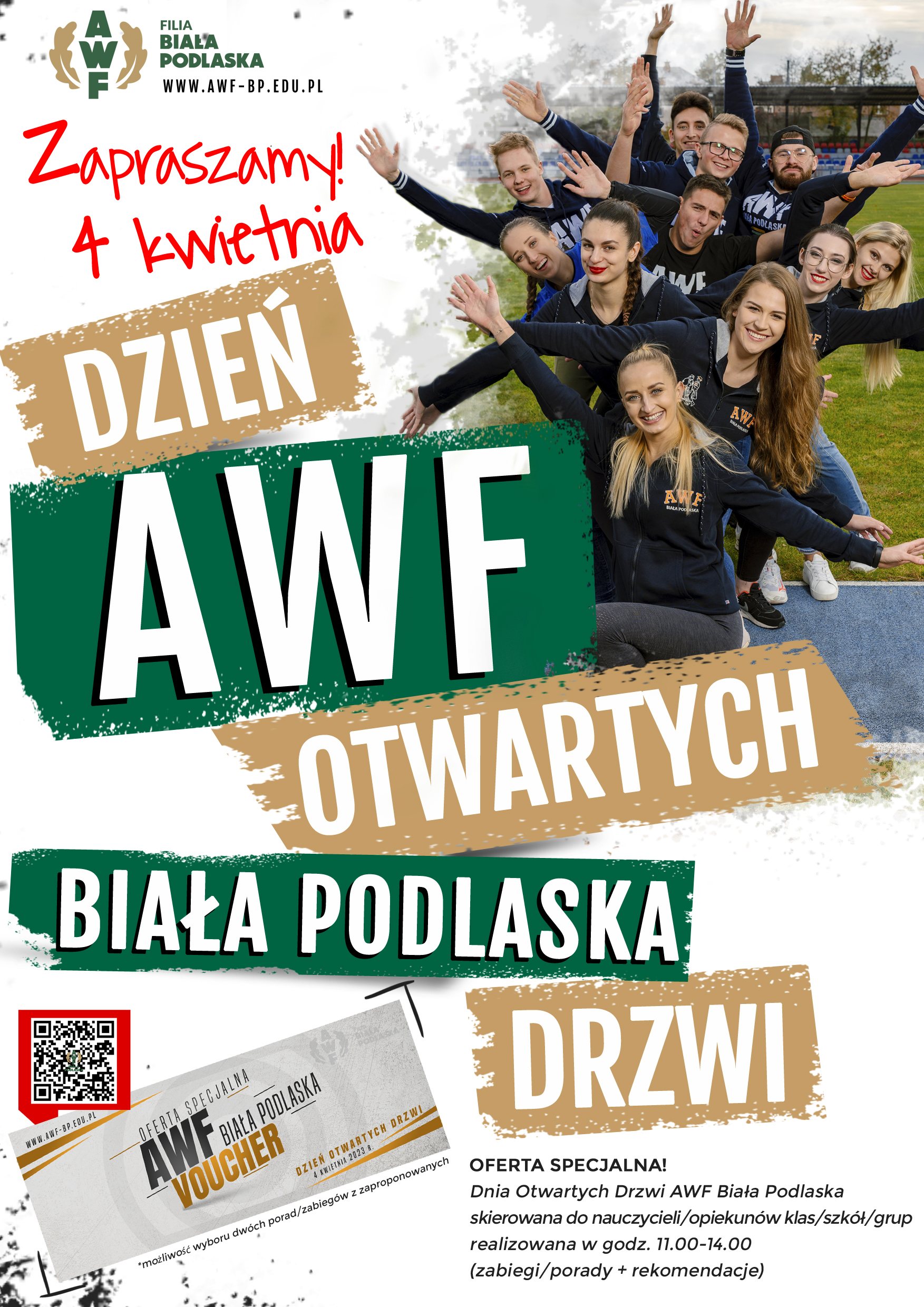 Bialski AWF i lubelska WSPA zapraszają na dzień otwarty 2 plakat DOD.jpg