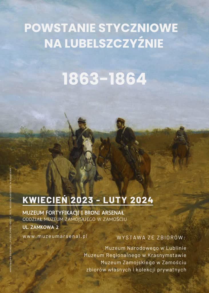 Powstanie styczniowe na Lubelszczyźnie – wystawa w Muzeum „Arsenał” 2 Powstanie Styczniowe_plakat.jpg