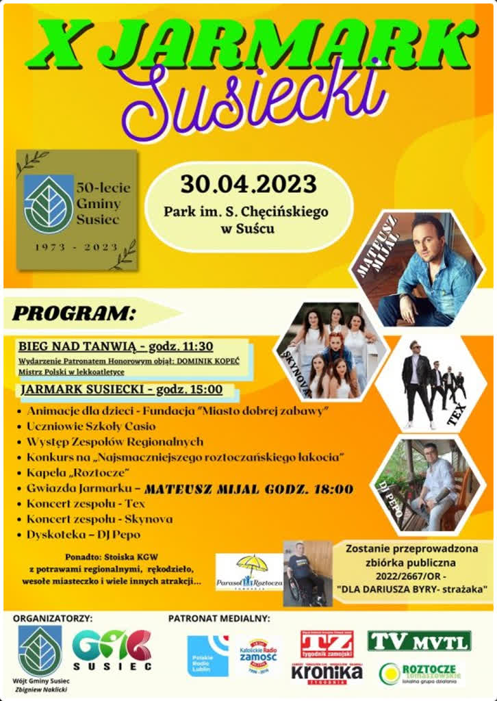 Jarmark Susiecki zainauguruje Wielką Roztoczańską Majówkę 2 Screenshot_2023-04-29 Zapraszamy na Jarmark Susiecki - Gmina Susiec.png