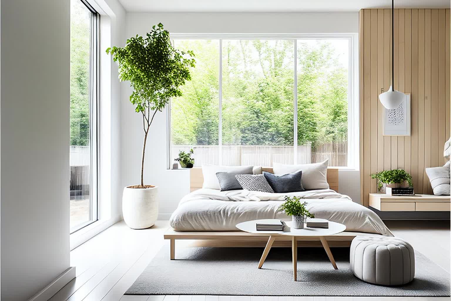 Kolorowy świat, kolorowe okna 3 Białe okna w sypialni