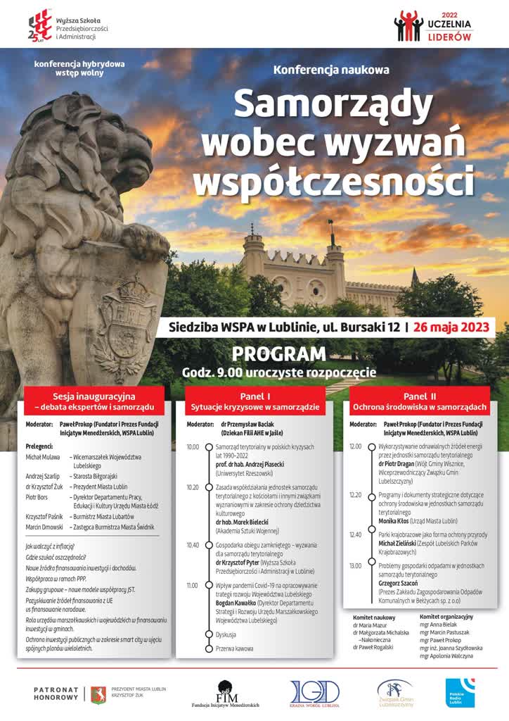Jak samorządy walczą z inflacją? O wyzwaniach współczesności w Lublinie 2 Konferencja-Samorzady-2023_page-0001_11zon.jpg