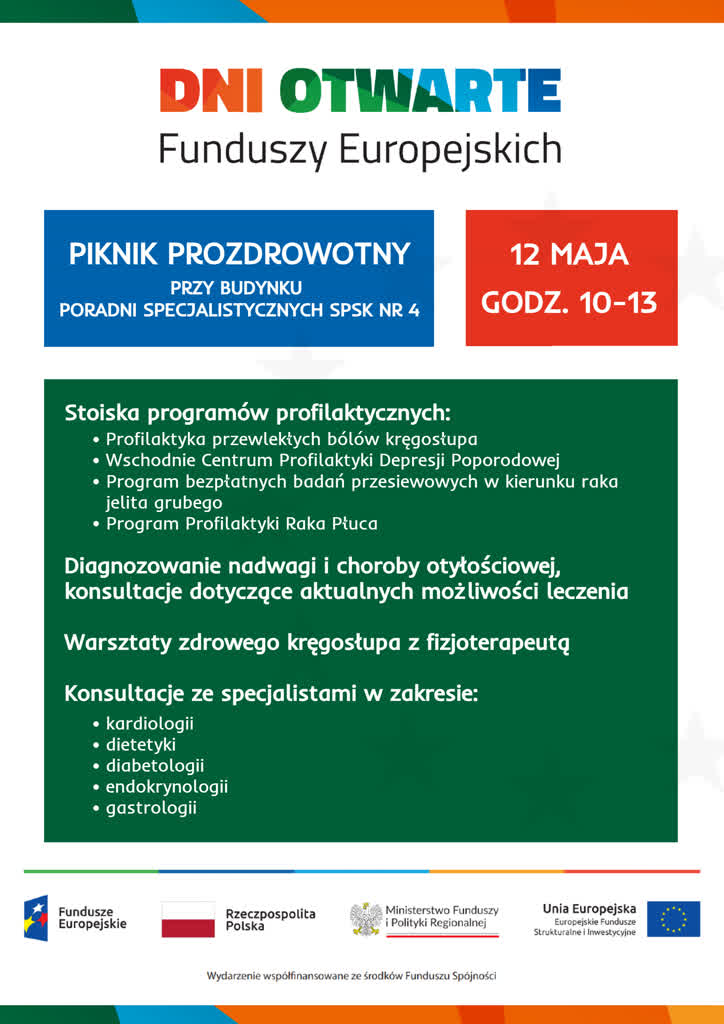 Bezpłatne porady i badania. Pikniki prozdrowotny w Lublinie 2 Piknik prozdrowotny-plakat.png