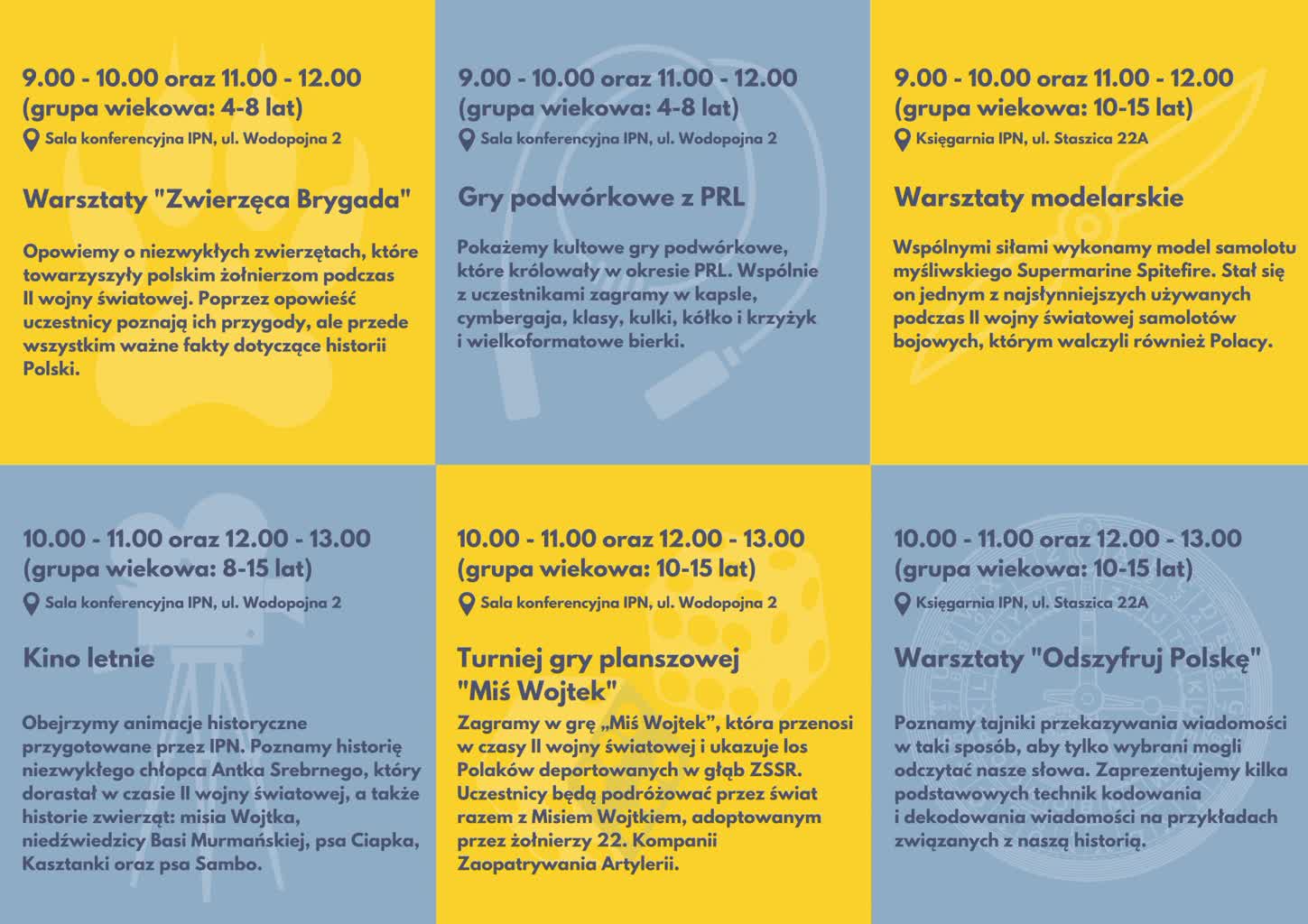 "Lato z IPN" - bezpłatne zajęcia dla dzieci i młodzieży 2 83-880620_g.jpg