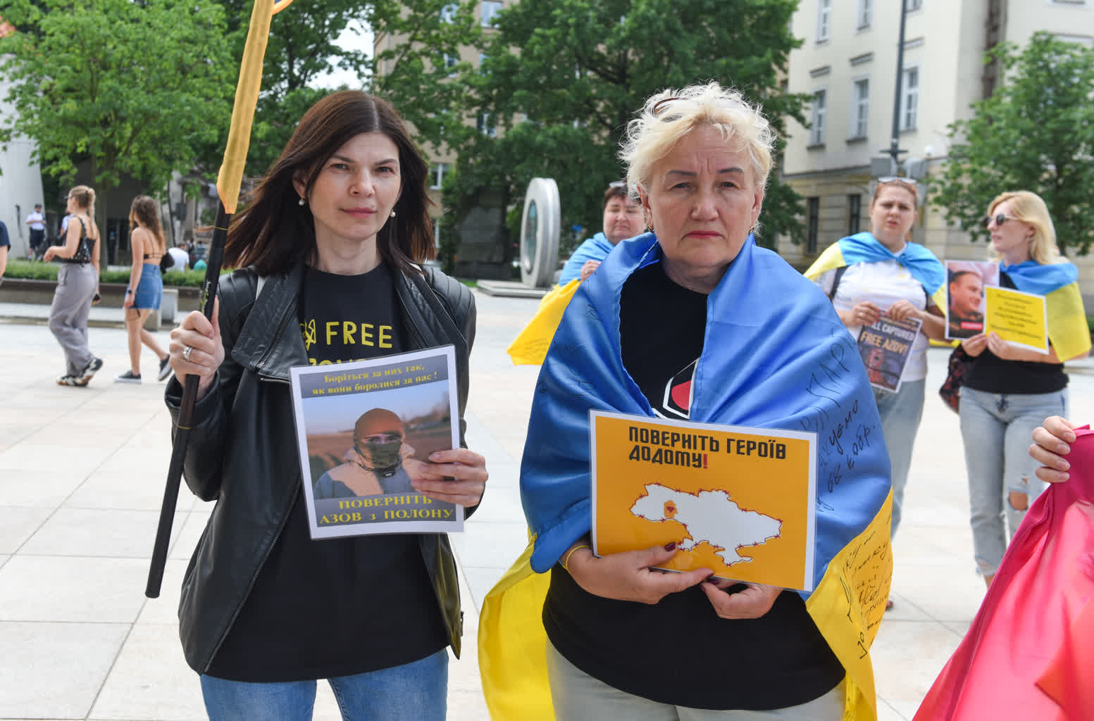Przejmujący apel kobiet. Marsz dla uwolnienia jeńców z rosyjskiej niewoli 2 DSC_6122.jpg