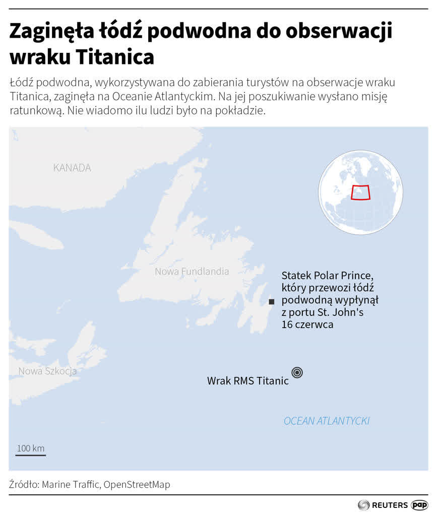 Płynęli do wraku Titanica. Łódź podwodna zaginęła 2 igrafika_20230620_01.png