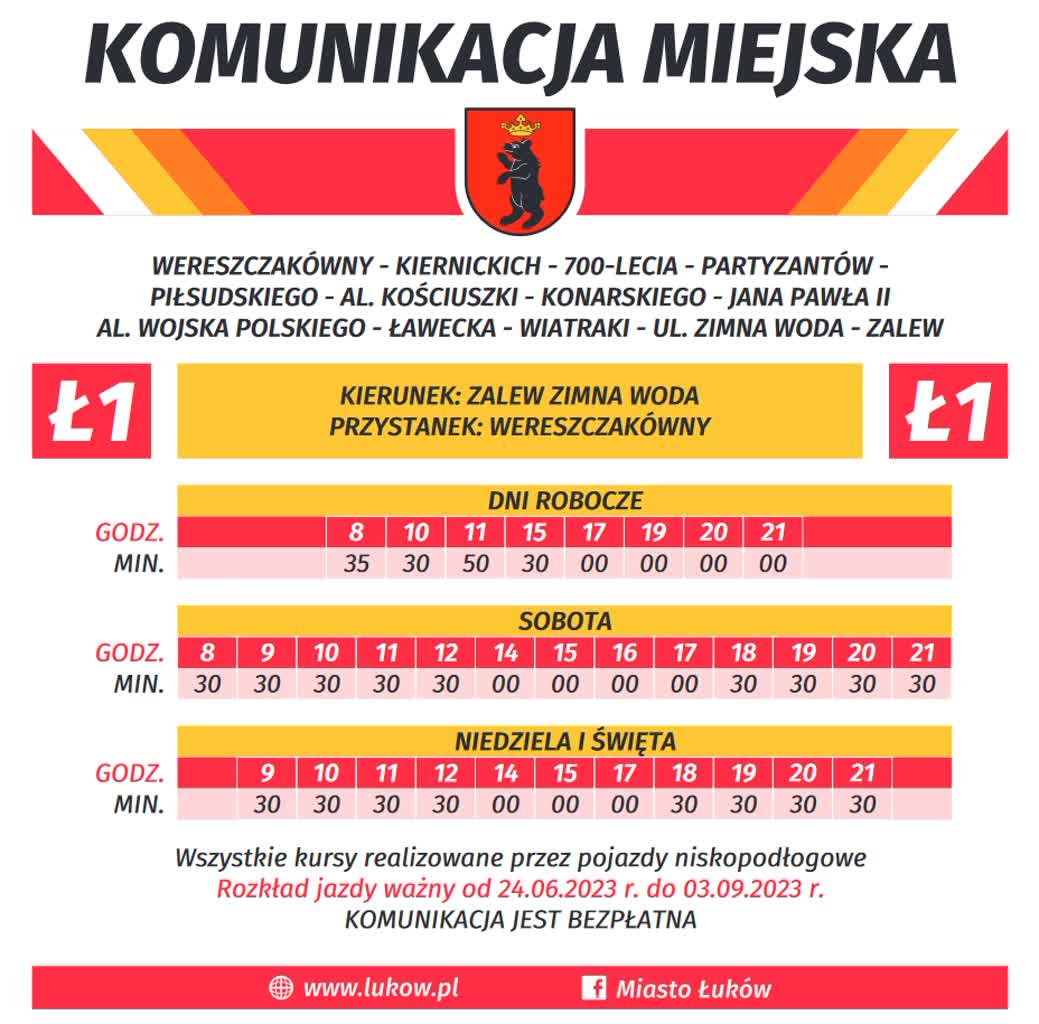 Łuków: darmową linią nad zalew 3 komunikacja 1.jpg