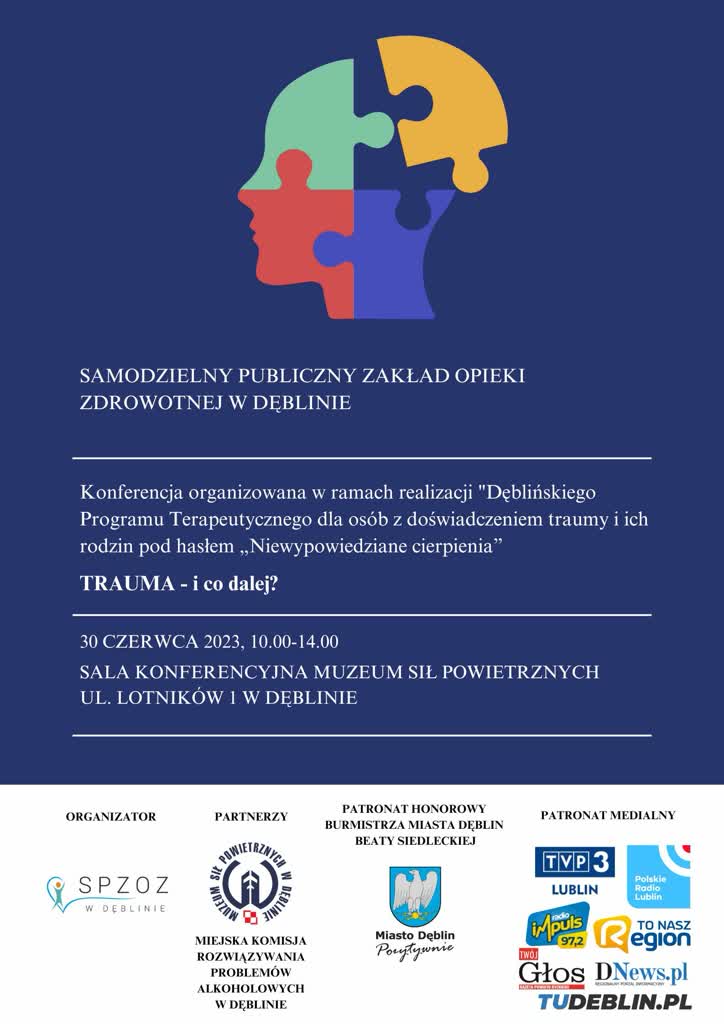 „Trauma - i co dalej?”. Eksperci w Dęblinie 2 Konferencja_Trauma_plakat_2.jpg