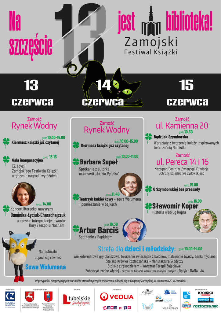 Niepechowa trzynastka. Święto czytelnictwa w Zamościu 2 plakat ZFK 23 017.jpg