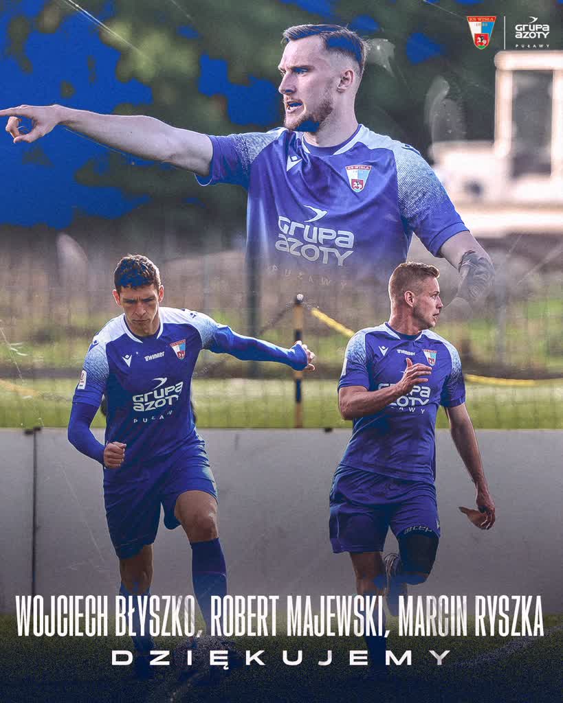 Kolejnych trzech piłkarzy opuszcza Wisłę Puławy 2 Wisła.jpg