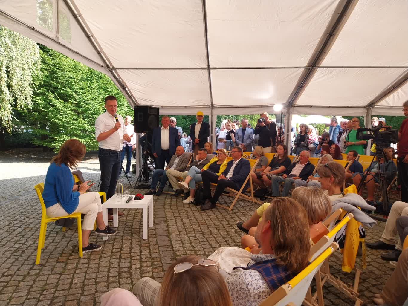 Szymon Hołownia przedstawił propozycje wyborcze mieszkańcom Puław 2 20230721_170559.jpg