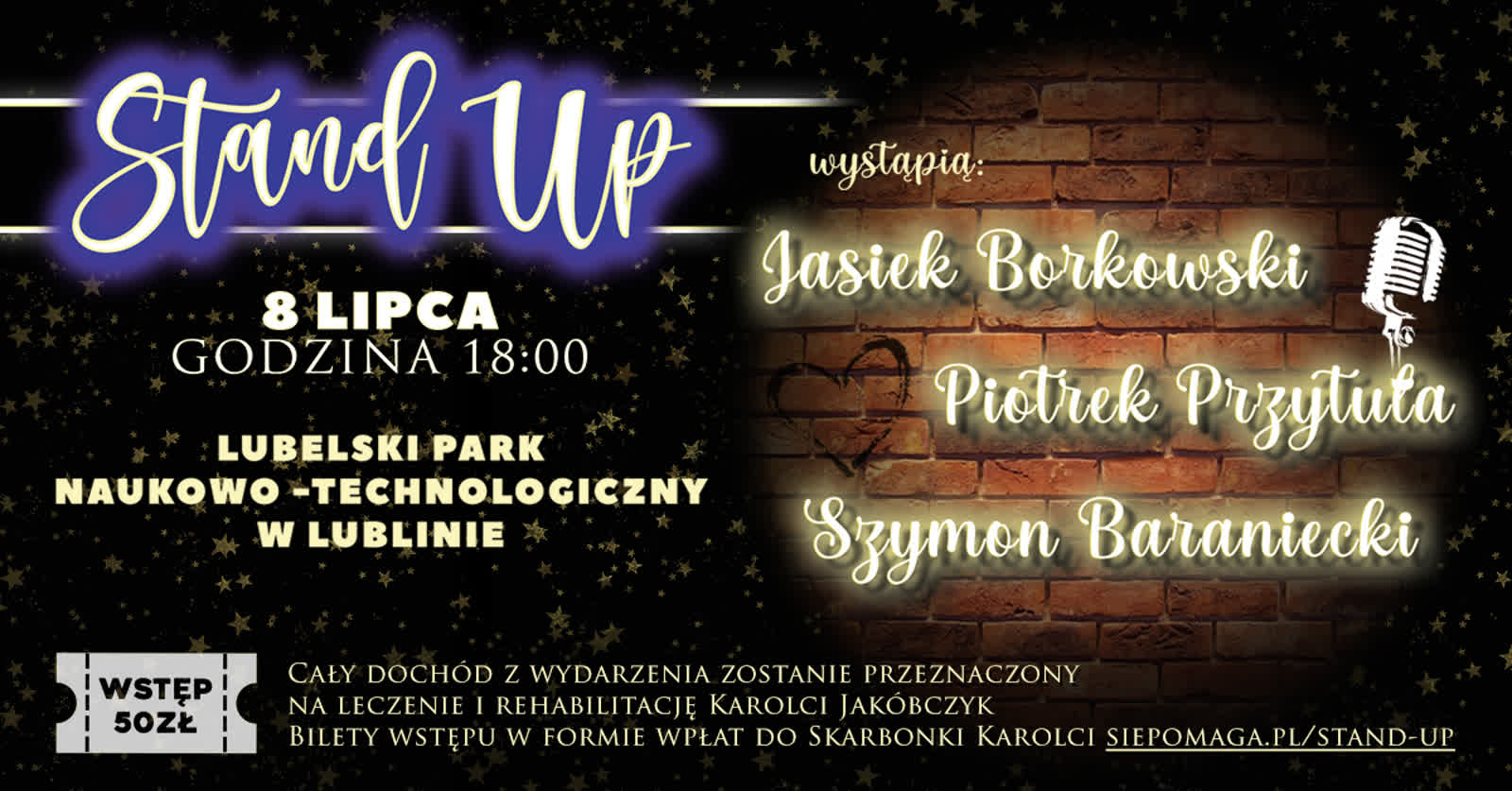 Stand-uperzy pomogą Karolince 2 347443974_183831001305156_1817395922467264001_n.jpg