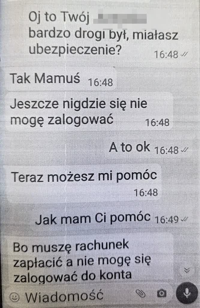 Oszust podawał się za córkę. 62-latka straciła 7 tys. zł 2 354-225121.jpg