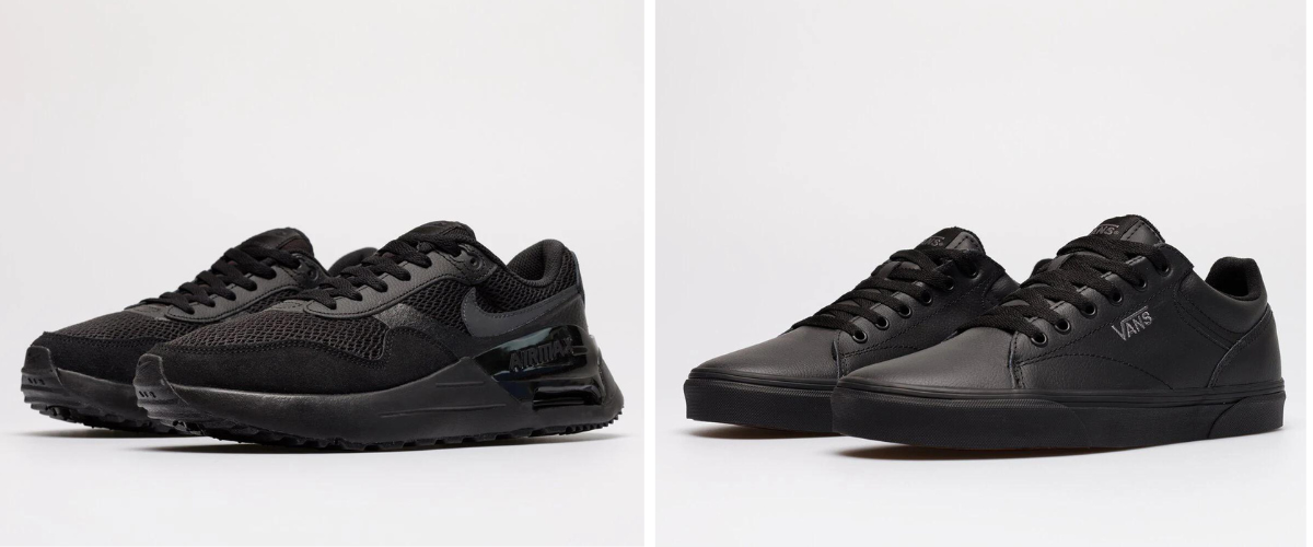 Czarne buty – must have w szafie każdej kobiety czy mężczyzny 2 Czarne buty sportowe