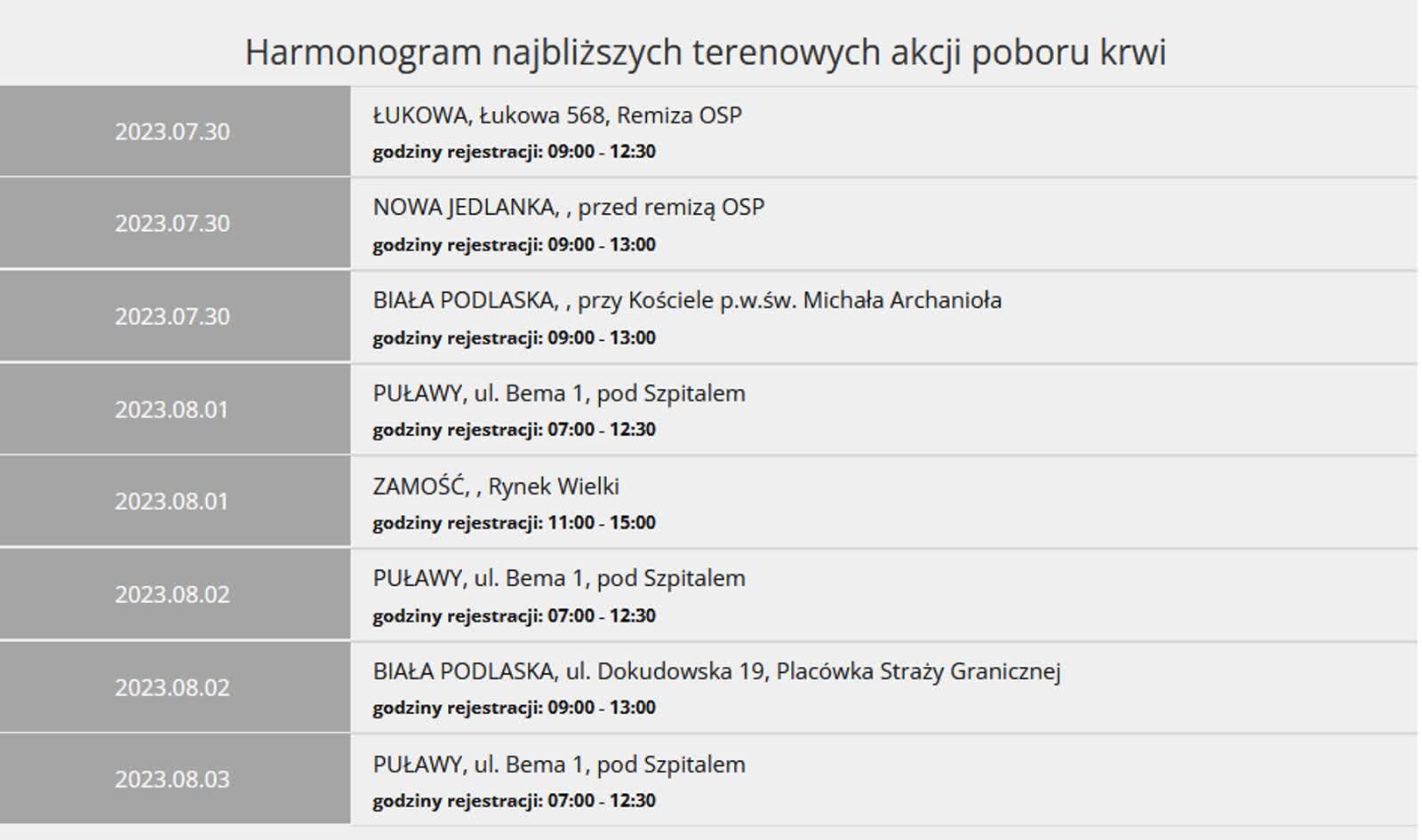 Terenowe akcje krwiodawstwa w trzech miejscowościach regionu 2 krew1.jpg