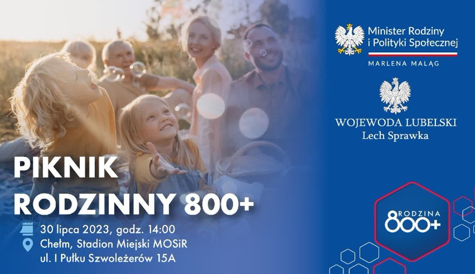 Bezpieczeństwo i zabawa. Piknik rodzinny 800+ w Chełmie 2 piknik.jpg