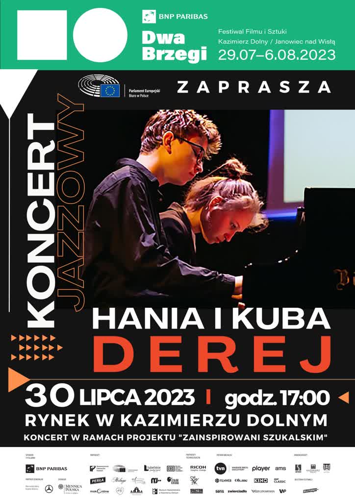 Muzyka prosto z serca: klimatyczne koncerty w Kazimierzu Dolnym 2 plakat-Hania-i-Kuba-Derej-1448x2048.jpg