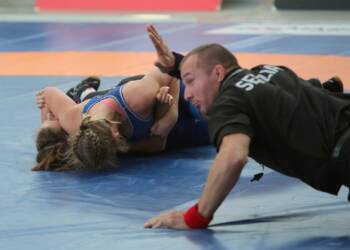 2021-11-06T12:42:15:93 ,  Fot. Piotr Michalski 
2021.11.06. LUBLIN . DRUZYNOWE WOJEWODZKIE MISTRZOSTWA POLSKI KADETEK W ZAPASACH KOBIET . 
FOT. PIOTR MICHALSKI