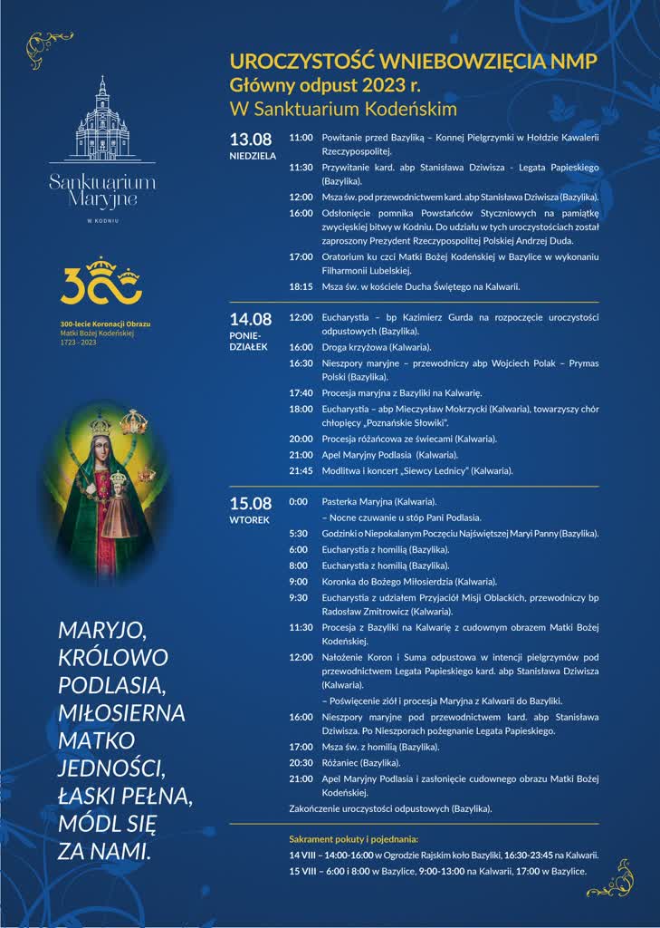 Obchody 300-lecia koronacji obrazu Matki Bożej Kodeńskiej. Dziś odsłonięcie pomnika 4 365044040_587575513588869_1087797708808726991_n.jpg