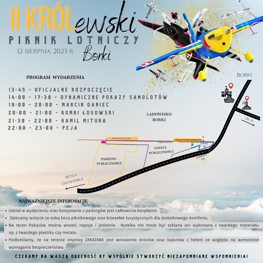 Spektakularny pokaz lotniczy na Królewskim Pikniku 2 366558334_750754030186996_6093612444326957616_n.jpg